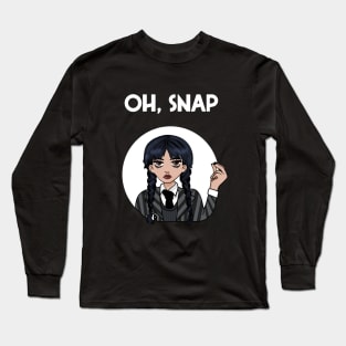 Wednesday Addams  - Oh Snap Long Sleeve T-Shirt